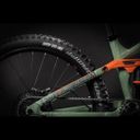 CUBE Stereo 240 Pro 2021 lasten täysjoustopyörä olive´n´orange